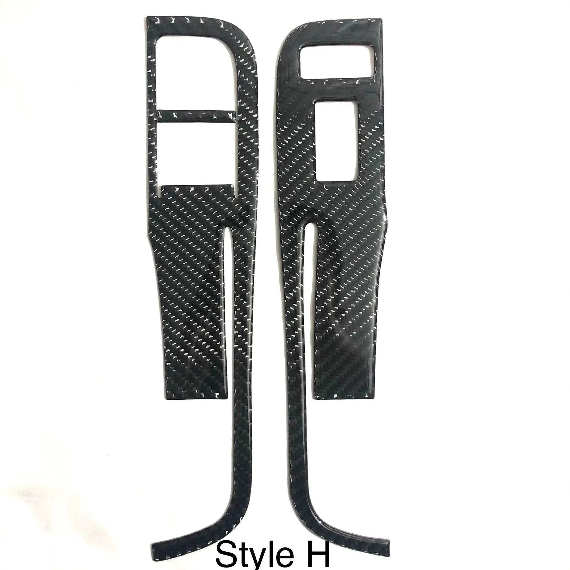 [Set] Carbon Fiber Door Window Switch Panel Overlay for Chevrolet Camaro 2010-2015