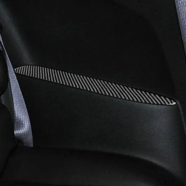 [Set] Carbon Fiber Rear Seat Armrest Overlay for Chevrolet Camaro 2010-2015