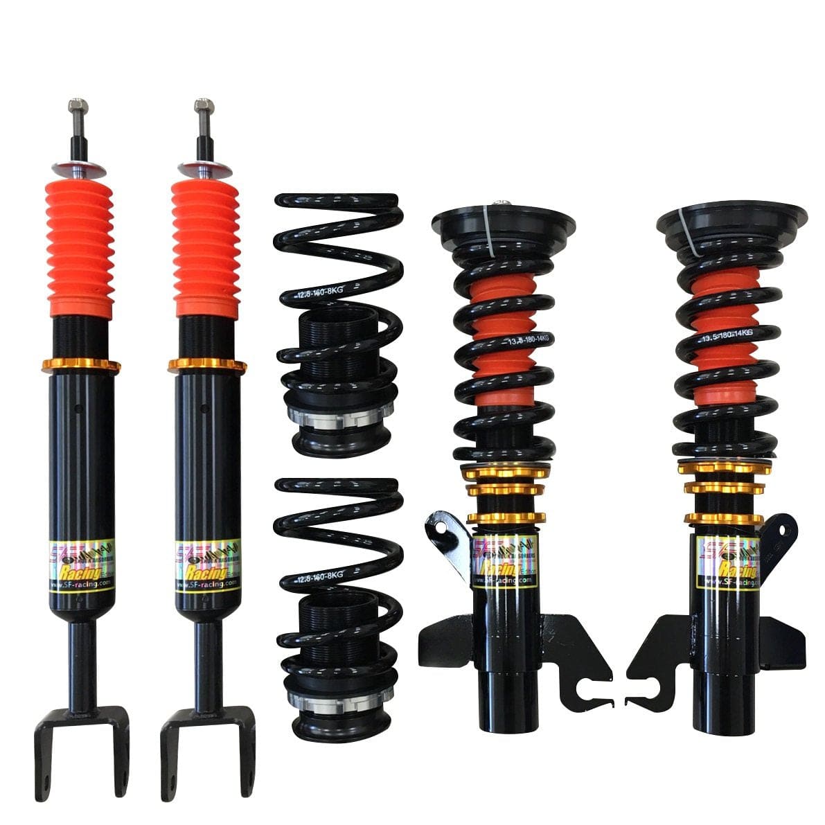 SF Racing Track Coilovers for 1992-1995 Honda Civic Rear Fork (EG)