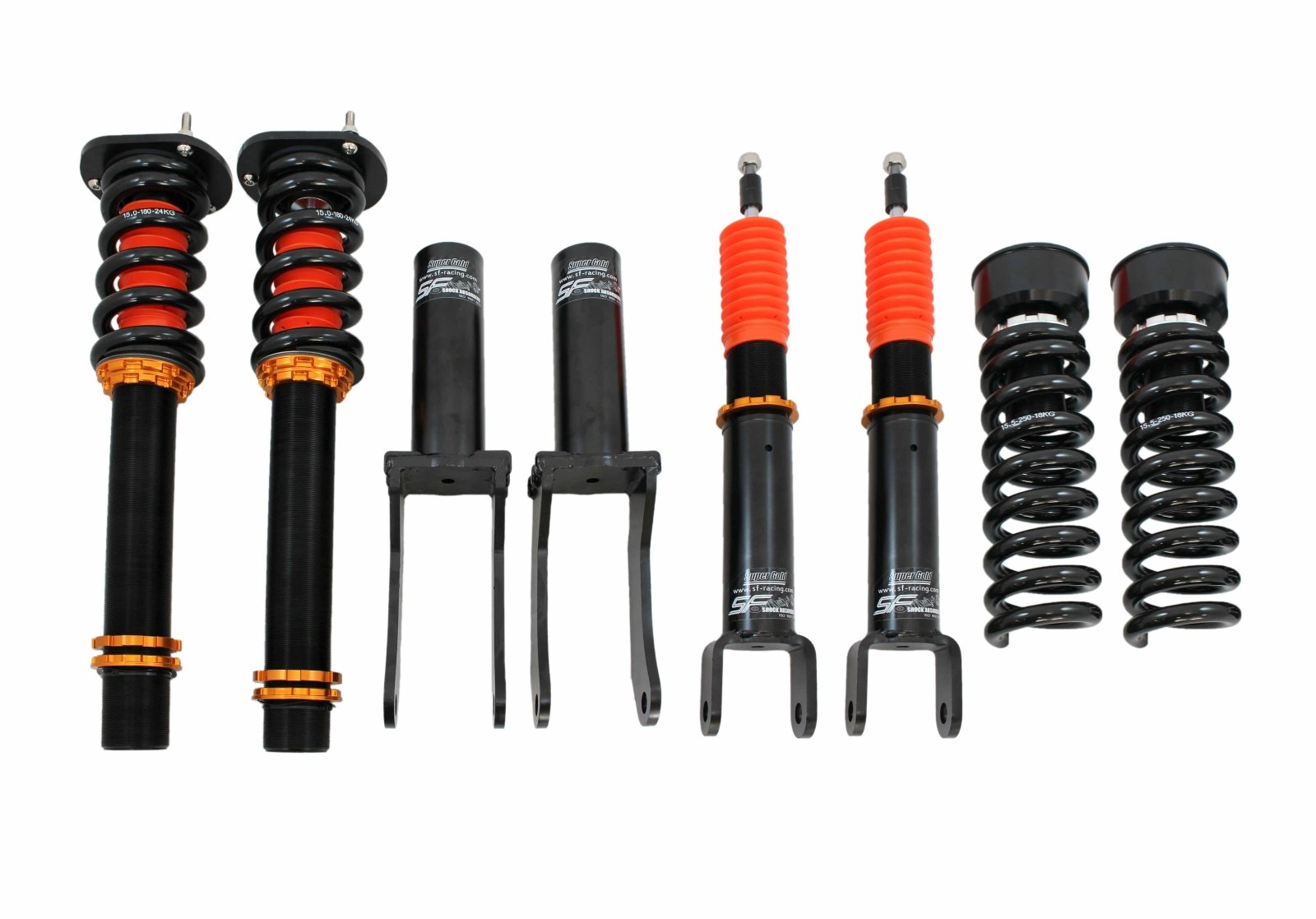 SF Racing Track Coilovers for 2011-2016 Jeep Grand Cherokee w/OE Coil Spring (WK2)