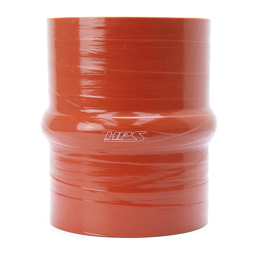 HPS 3-3/4" Silicone Single Hump Coupler Hose Hot Side, Ultra High Temp 4-ply Aramid Reinforced, Max. Temperature: 500F