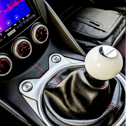 ZSPEC Shift Knob, M12-1.25, Delrin & Stainless, 4-Speed Shift Pattern Coin