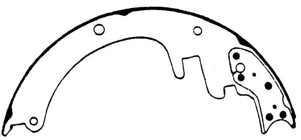 Porterfield Brake Shoes for 1991 CHEVROLET C3500 2WD SRW 13 x 3 1/2" Rear Shoe