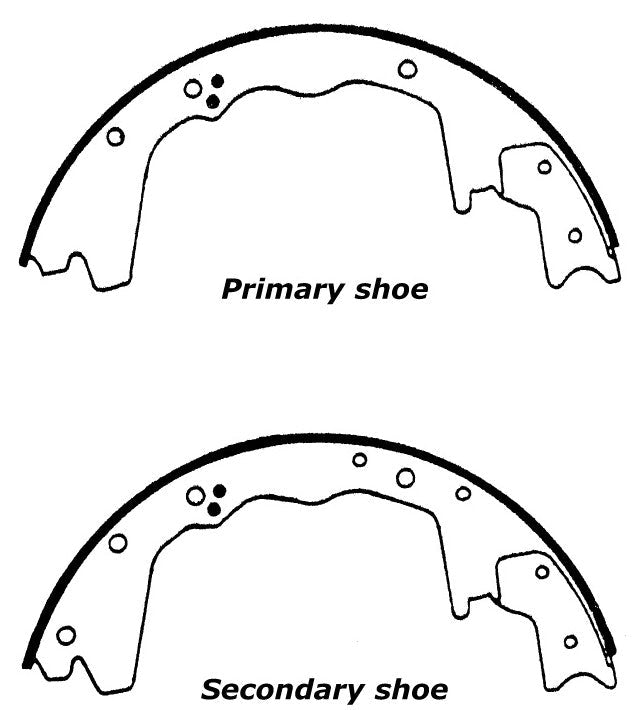 Porterfield Brake Shoes for 2000 DODGE RAM 2500 4WD Rear Drum