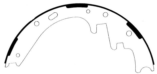 Porterfield Brake Shoes for 2000 DODGE DAKOTA 4WD 11" Rear Shoe