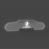 WindRestrictor® C8 Coupe Rear Add On Glow Plate