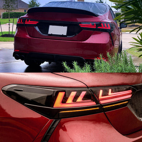 2018 - 2023 Toyota Camry LED Tail Lights Lexus Style