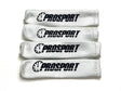Spark Plug Wire Boots - White w/ Logo [4pc]
