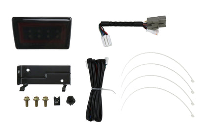 OLM F1 NB+R V2 (Smoke Lens, Gloss Black Base, Red Bar) - 2015-2020 WRX / STI