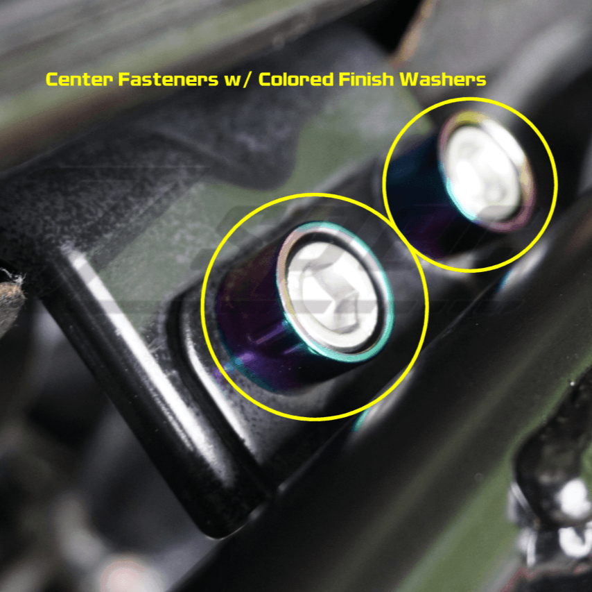 ZSPEC Strut Bar Fastener Kit for Mitsubishi Lancer EVO X 10, Stainless & Billet