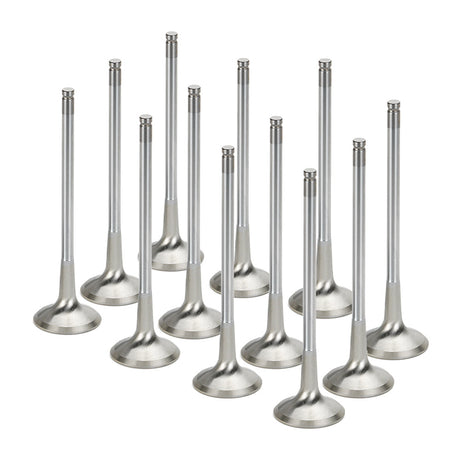 Supertech Inconel Single Groove Sodium Filled Exhaust Valve - Set of 12 | Multiple BMW/Toyota Fitments (MCEVI-1400S-HS-12)