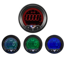 3-3/8" Premium EVO Series Tachometer with Peak/Warning