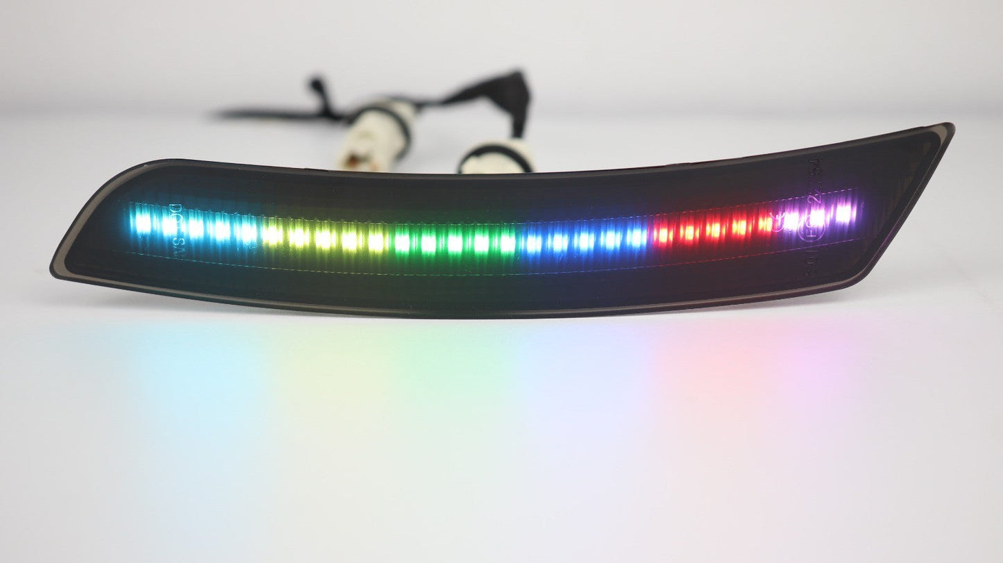 CAMARO 16-24 FRONT/REAR FLOWING RGB SMOKED LED SIDE MARKERS