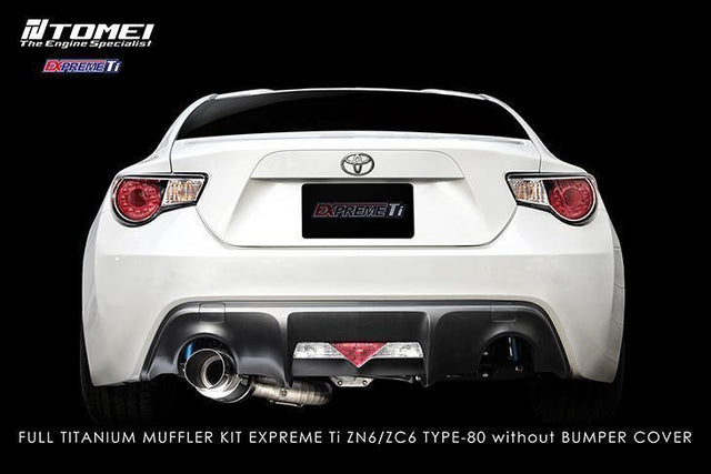 Tomei Expreme Ti Type-80 Cat Back Exhaust | 2013-2024 Subaru BRZ / Scion FR-S / Toyota GR86(TB6090-SB03C)