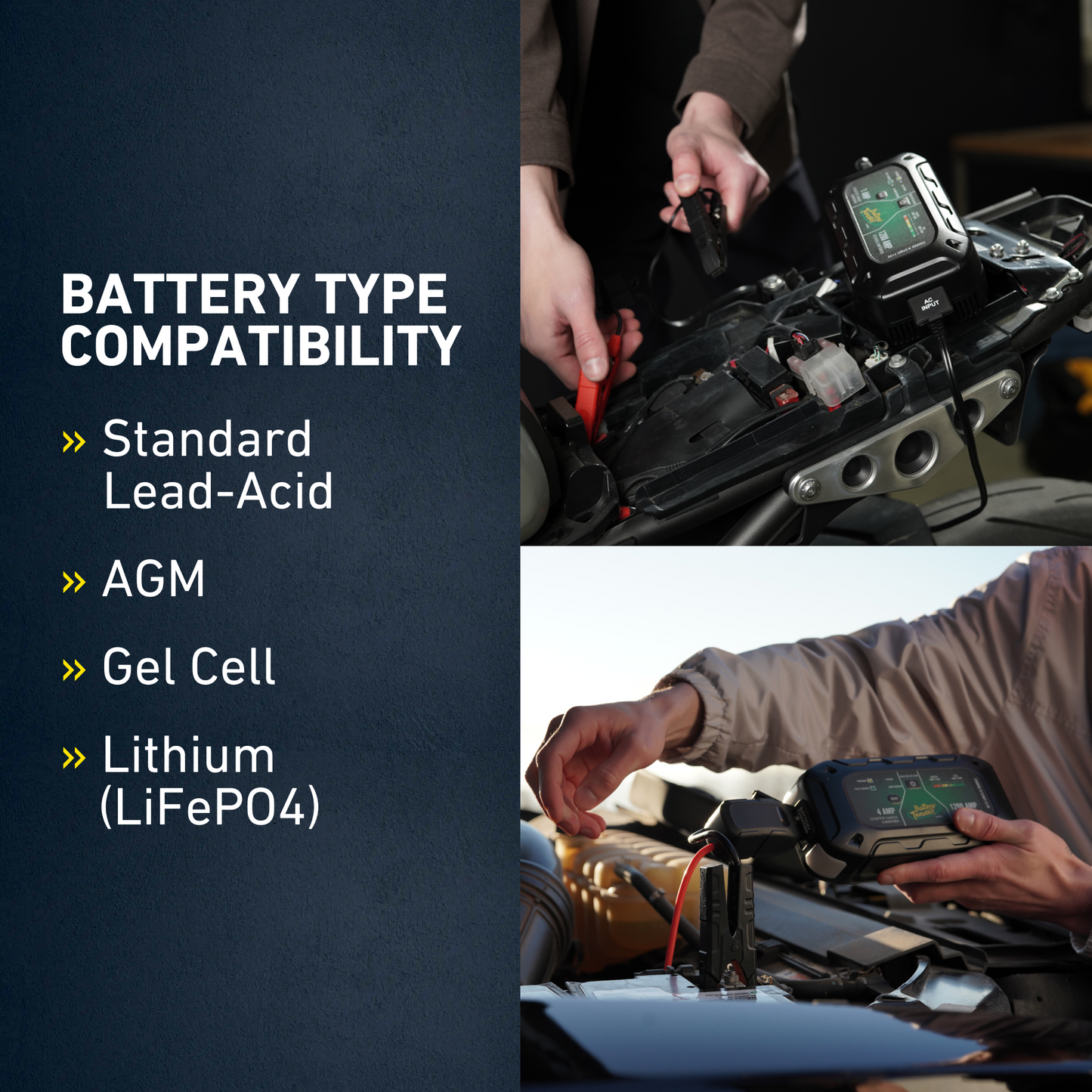 Charge N Start 4120 4 AMP Battery Charger & 1200 AMP Jump Starter