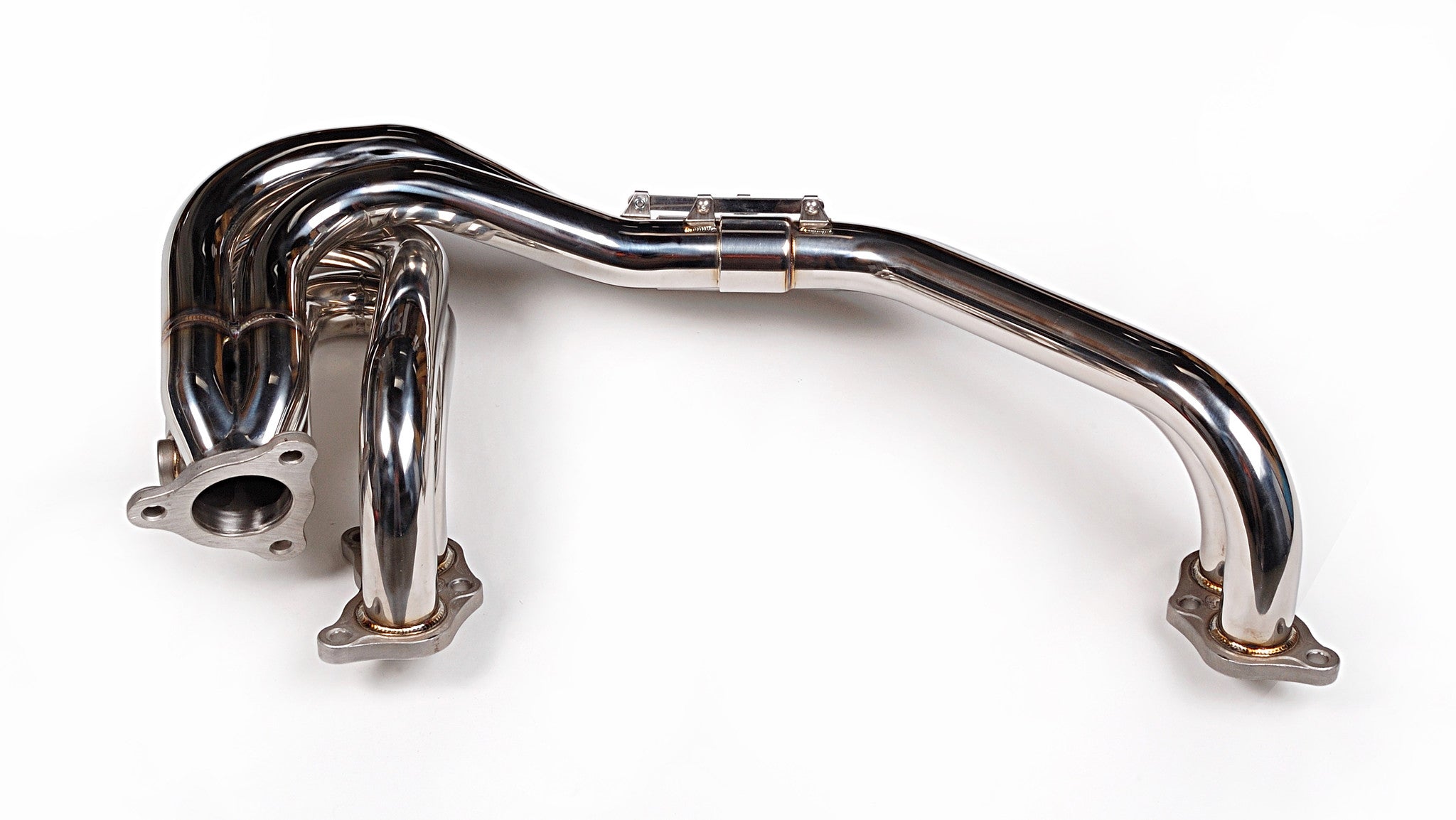 TR Subaru Single Scroll Unequal Length Exhaust Manifold with 3 bolts Up-pipe Stock Replacement for EJ20/EJ25