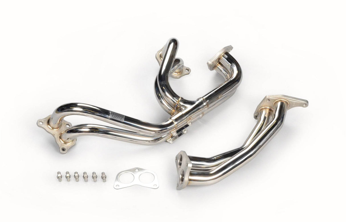 TR TR-ES1002 Gen 2 Twin Scroll Equal Length Exhaust Manifold with 3 Bolts Up-Pipe for EJ20/25