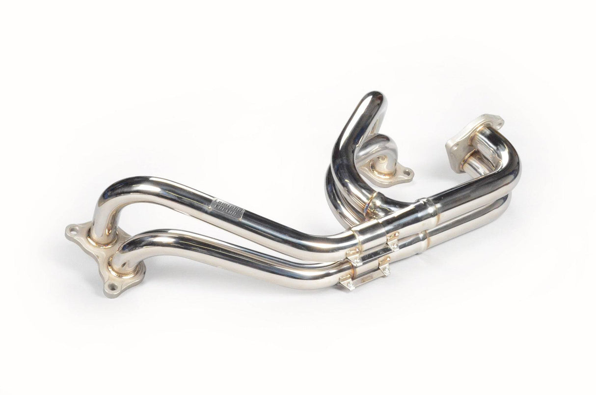 TR TR-ES1002 Gen 2 Twin Scroll Equal Length Exhaust Manifold with 3 Bolts Up-Pipe for EJ20/25