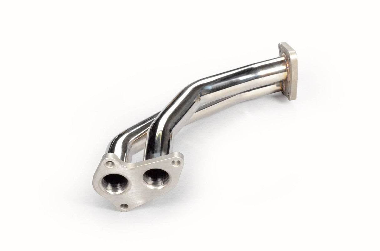 TR TR-ES1002 Gen 2 Twin Scroll Equal Length Exhaust Manifold with 3 Bolts Up-Pipe for EJ20/25