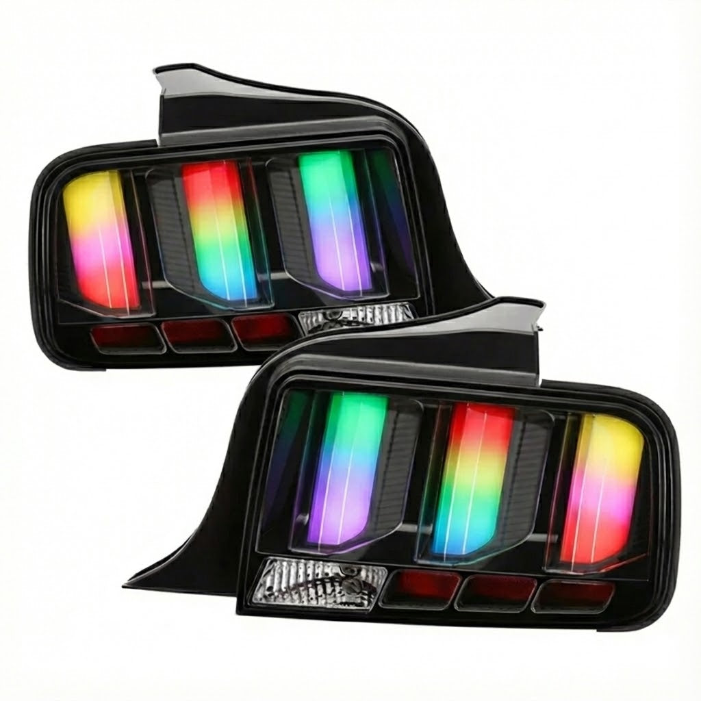 NTXGLOW RGB Tail lights (2005 - 2009 Ford mustang)