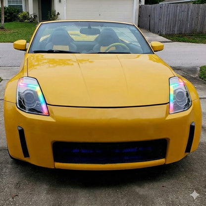 NTXGLOW RGB headlights (2003 - 2005 350z projector headlights)