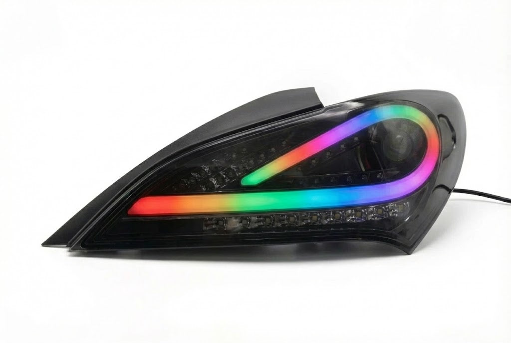 NTXGLOW RGB tail lights (09 - 16 Hyundai genesis coupe bk1)