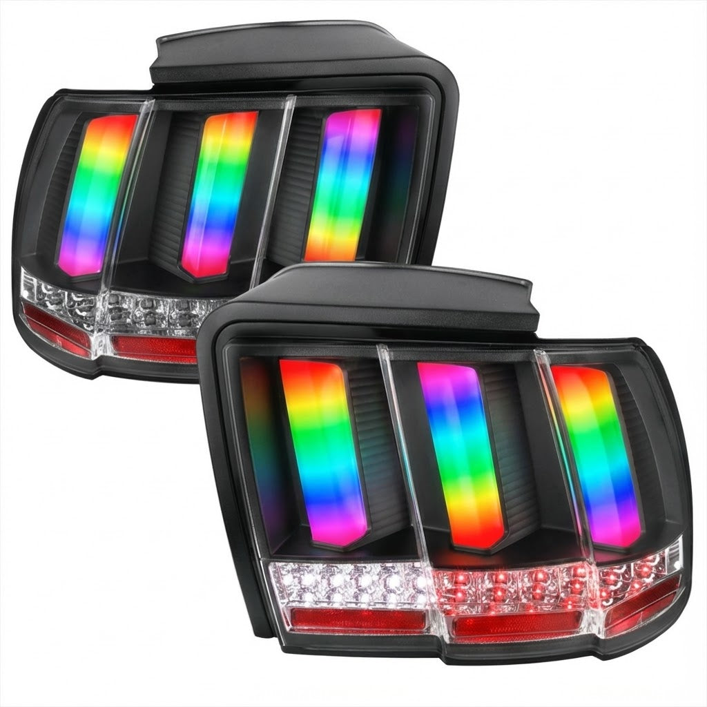 NTXGLOW RGB tail lights (99 - 04 Ford mustang)