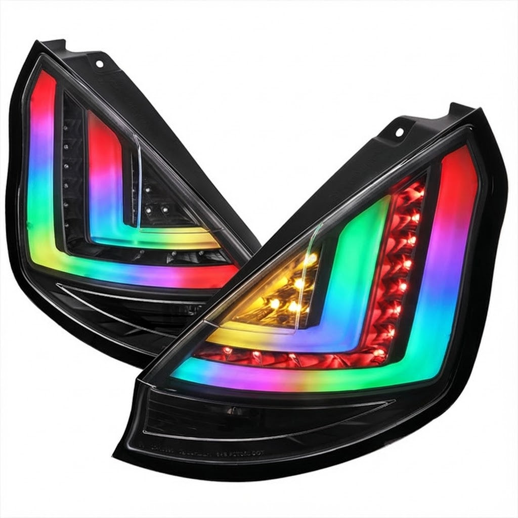 NTXGLOW LED RGB tail lights (2014 - 2019 Ford Fiesta hatchback)