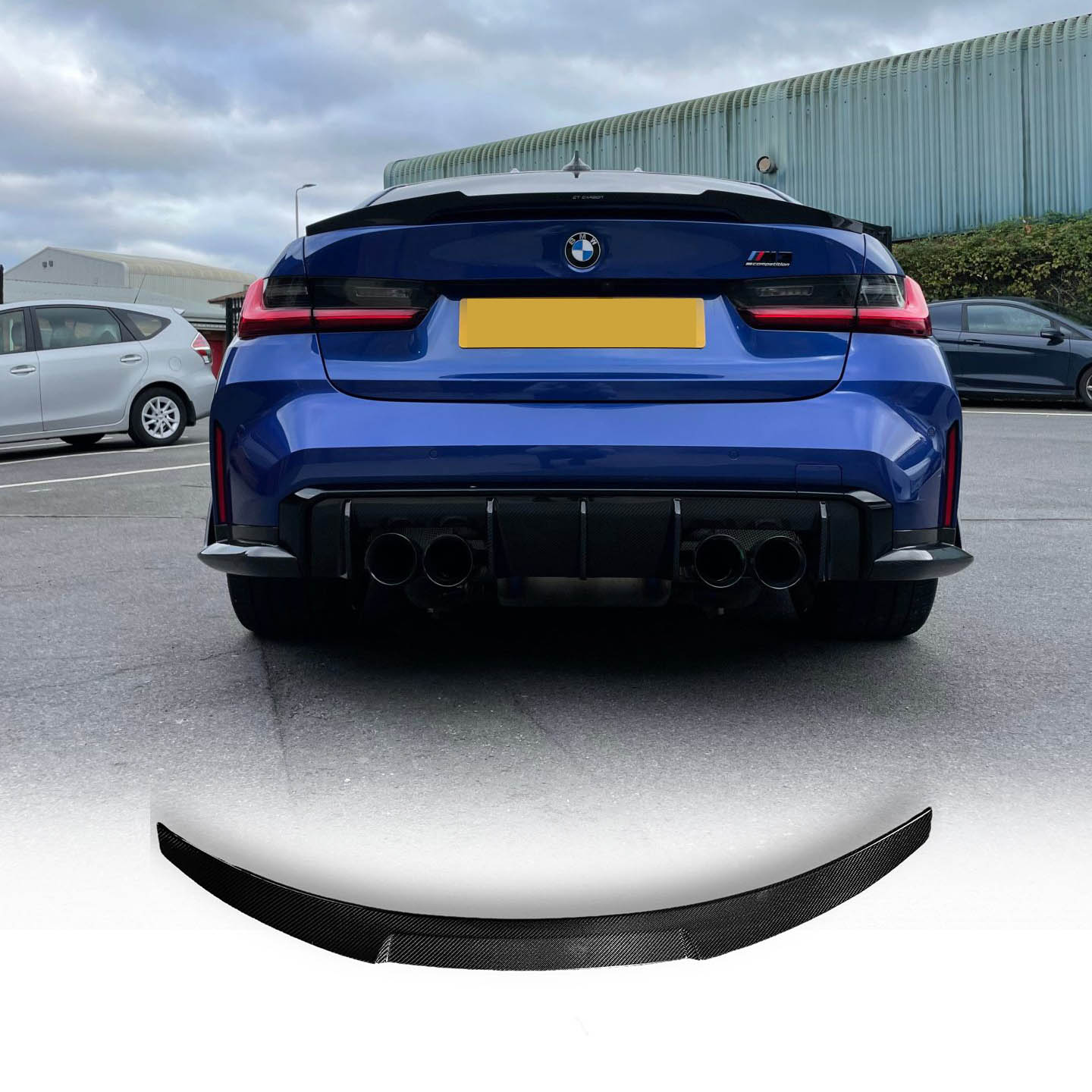 BMW G80 M3 & G20 V Style Trunk Spoiler - Carbon Fiber