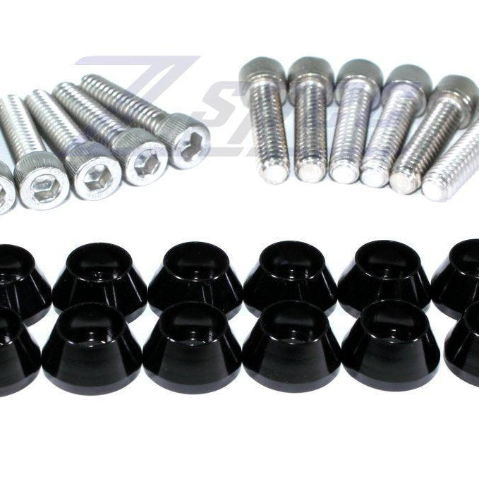 ZSPEC Valve Covers Fastener Kit for '87-93 Ford Mustang V8 Fox-Body, Stainless & Billet