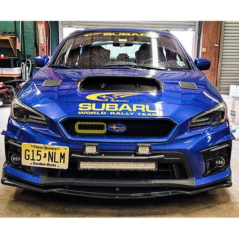 Velossa Tech BIG MOUTH Full Kit Intake Snorkel | 2015-2021 Subaru WRX/STI (VT-BM-0228-PBLU-BLK-RECT)