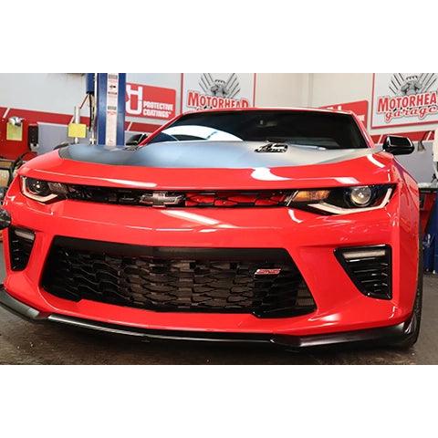 Velossa Tech BIG MOUTH Full Kit Intake Snorkel | 2019-2020 Chevrolet Camaro SS (VT-BM-0221-PBLU-BLK-RECT)