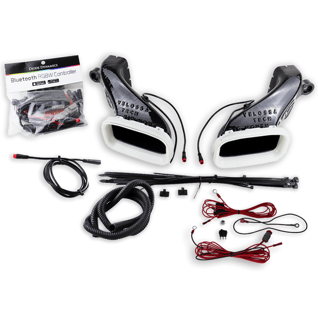 Velossa Tech BIG MOUTH Full Lit Kit Intake Snorkel | 2017-2023+ Kia Stinger 3.3T/2.0T/2.5T