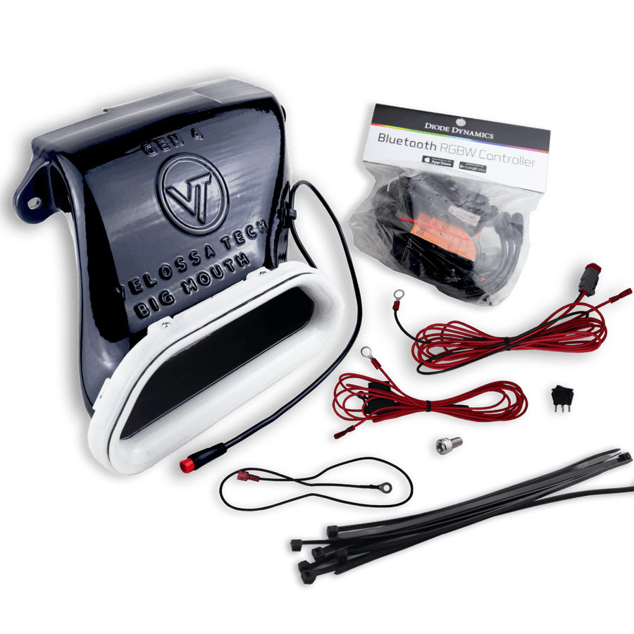 Velossa Tech BIG MOUTH Full Lit Kit Intake Snorkel | 2019-2022 Hyundai Veloster N (non-DCT)