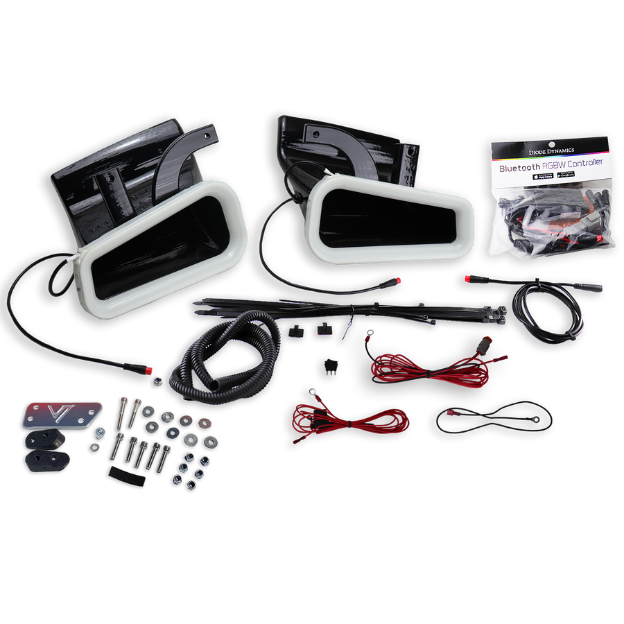 Velossa Tech BIG MOUTH Full Lit Kit Intake Snorkel | 2016-2023 Infiniti Q50 Red Sport (VT-BM-1223)