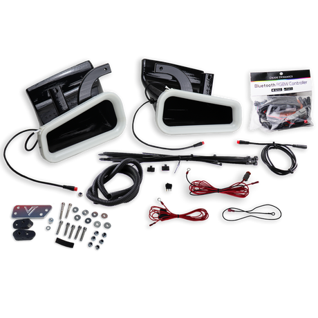 Velossa Tech BIG MOUTH Full Lit Kit Intake Snorkel | 2016-2023 Infiniti Q50 Red Sport (VT-BM-1223)