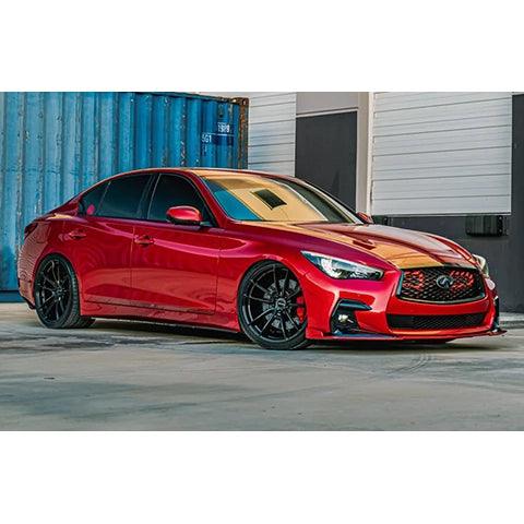 Velossa Tech BIG MOUTH Full Lit Kit Intake Snorkel | 2016-2023 Infiniti Q50 Red Sport (VT-BM-1223)