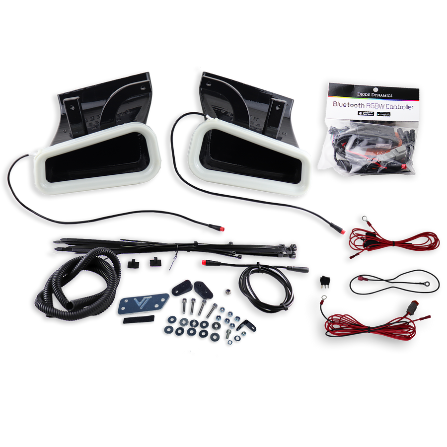 Velossa Tech BIG MOUTH Full Lit Kit Intake Snorkel | 2016-2021 Infiniti Q60 Red Sport (VT-BM-1225)