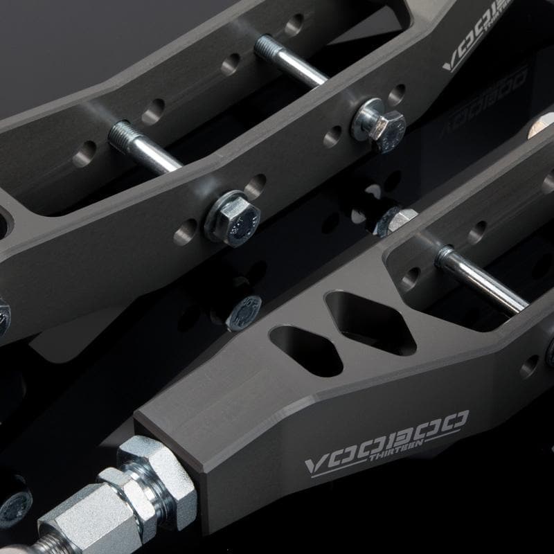 Voodoo13 Rear Lower Camber Arms - 13-16 FR-S, 13+ BRZ, 17+ 86, 08-14 Impreza WRX / STi, & 15+ WRX / STi - Hard Clear Grey