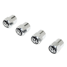 Chrome Valve Stem Tire Caps, Style: VW