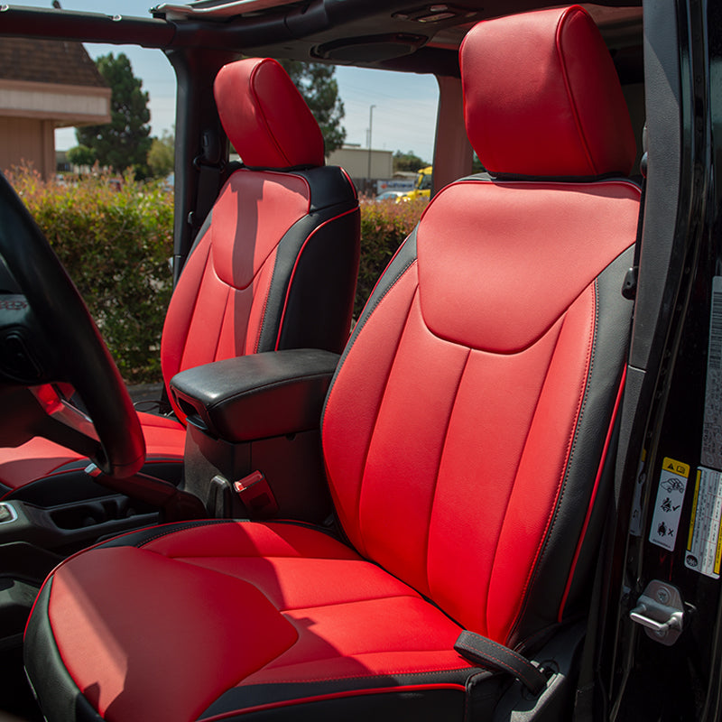 EOS 2013-18 Jeep Wrangler Custom Leather Seat Covers