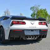 Corvette C7 Rear Bumper Diffuser Fins