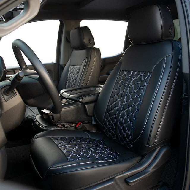 2019-Up GMC Sierra Premium Custom Leather Seat Covers