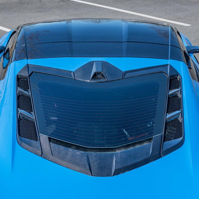 Corvette C8 Coupe Carbon Fiber Rear Window Trim