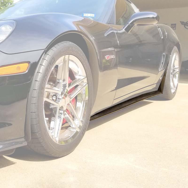 Corvette C6 Grand Sport / Z06 Front Splitter Lip & Side Skirts Rocker Panels - Revline Performance