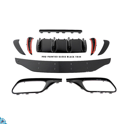 2022-2025 Mercedes-Benz (W206) Pre-Facelift C63 AMG Style Rear Bumper Conversion Kit