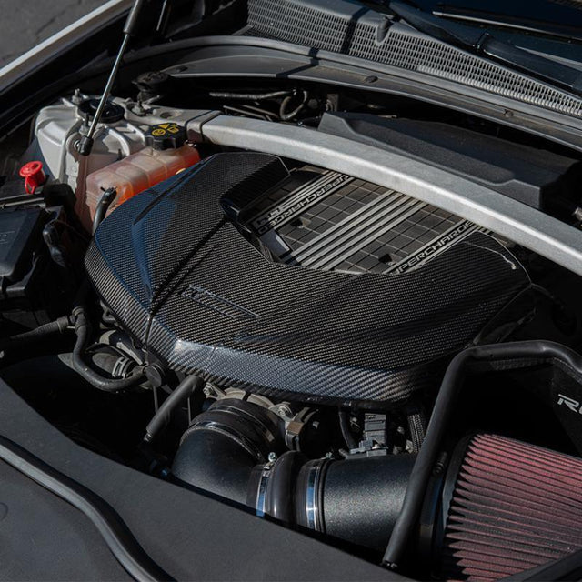 2016-Up Cadillac CTS-V Carbon Fiber Front Engine Cover
