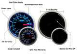 2-1/16" Blue/White Exhaust Gas Temperature Gauge