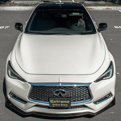 2017-Up Infiniti Q60 Carbon Fiber Front Splitter Ground Effect