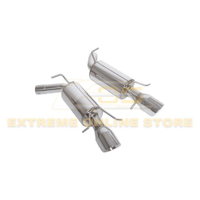 2009-2015 Cadillac CTS-V Sedan Stainless Steel Axle Back Dual Tips Exhaust